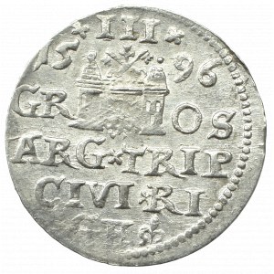 Sigismund III, 3 groschen 1596, Riga