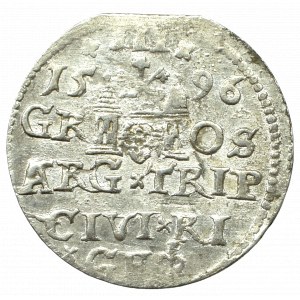 Sigismund III, 3 groschen 1596, Riga