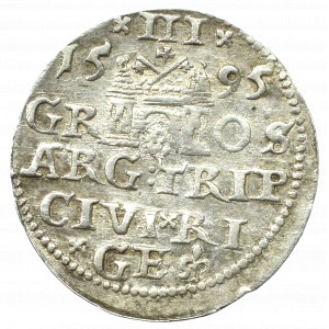 Sigismund III, 3 groschen 1595, Riga