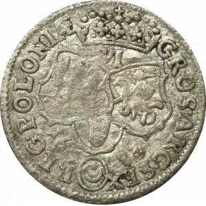 Jan III Sobieski, Szóstak 1683, Bydgoszcz - herb Leliwa korona z 9 klejnotami na kabłąkach