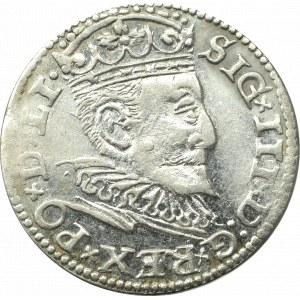 Zygmunt III Waza, Trojak 1595, Ryga - nieopisany