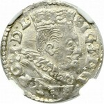 Sigismund III Vasa, Trojak 1596, Lublin - RARE - NGC MS66 (MAX)