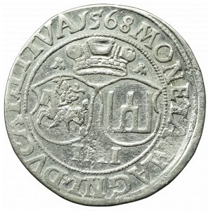 Sigismund II. Augustus, Vierfache 1568, Vilnius L/LITVA