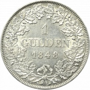 Niemcy, Bawaria, 1 gulden 1848