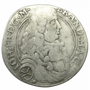 Germany, Brandenburg-Ansbach, Johann Friedrich, 1/6 thaler 1679