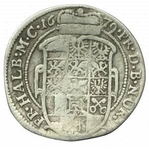 Niemcy, Brandenburgia-Ansbach, Jan Fryderyk, 1/6 talara 1679