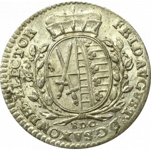 Germany, Saxony, 1/12 tahler 1764