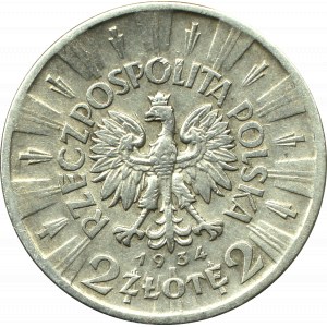 II Republic of Poland, 2 zloty 1934 Pilsudski