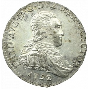 Germany, Saxony, 1 doppelgroschen 1792