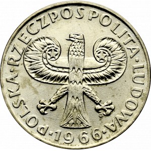 PRL, 10 złotych 1966 Mała kolumna