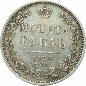 Russia, Nicholas I, Rouble 1854