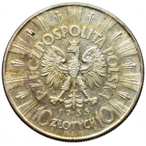 II Republic of Poland, 10 zloty 1935 Pilsudski - set 2 pcs