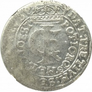Jan II Kazimierz, Tymf 1666, Kraków - nieopisany EST NGC AU58