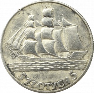 II Republic of Poland, 5 zloty 1936 Ship