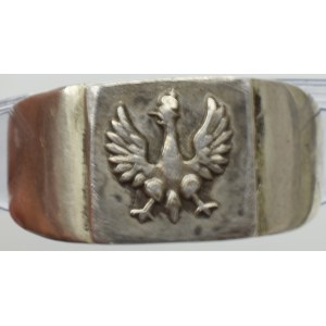 Polen, Patriotisches Siegel Silber 19. Jahrhundert