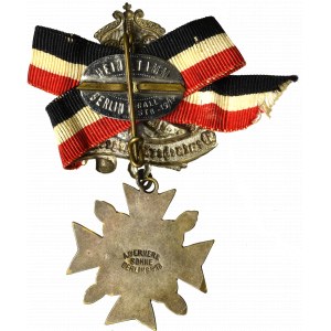 Germany, Badge, 25 years of the German War Association, Werner&Sohne Berlin