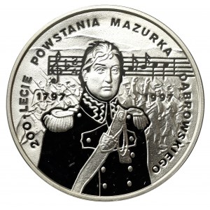 III RP, 10 złotych 1996 200 lecie Powstania Mazurka Dąbrowskiego