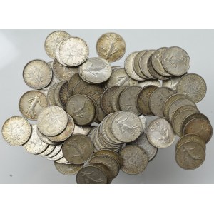 France, Lot of 1 franc 1911-20 (90 ex)