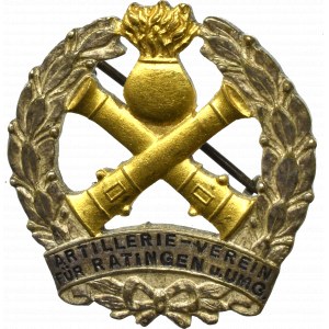 Germany, Ratingen, Badge of the association Artillery