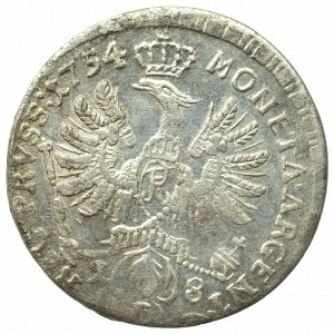 Prusy Książęce, Fryderyk II, Ort 1754, Królewiec