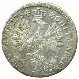 Germany, Preussen, Friedrich II, 18 groschen 1754, Konigsberg