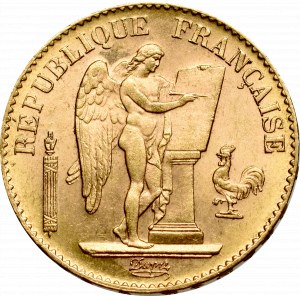 France, 20 francs 1896