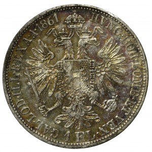 Austria-Hungary, 1 florin 1861