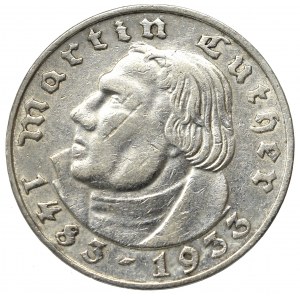 III Reich, 2 mark 1935 Martin Luther