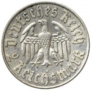 III Reich, 2 mark 1935 Martin Luther
