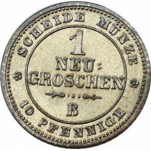 Germany, Saxony, 1 groschen 1865