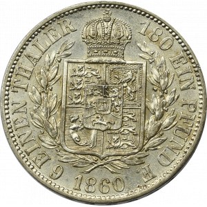 Germany, Hannover, 1/6 thaler 1860