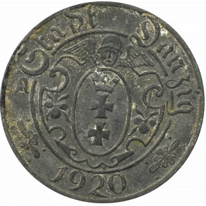 Free city of Danzig, 10 pfennig 1920