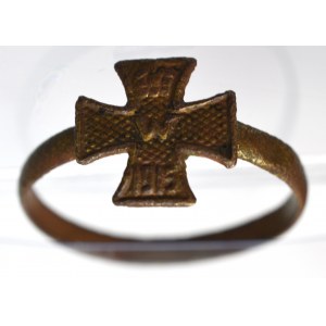 Germany, Patriotic ring with Iron Cross