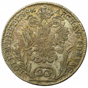 Austria, Joseph II, 20 kreuzer 1788