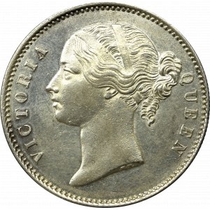 Indie brytyjskie, 1 Rupia 1840 - 28 jagódek