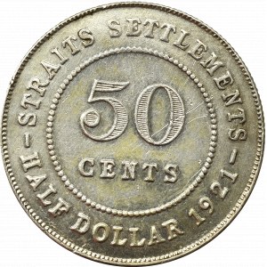 Malaysia, 50 cents 1921