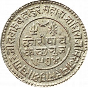 India, Kutch, 5 koris 1917/1974