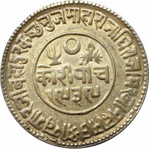 India, Kutch, 5 koris 1882/1939