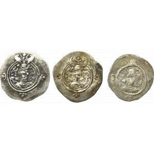 Sasanians, lof ot 3 Drachms