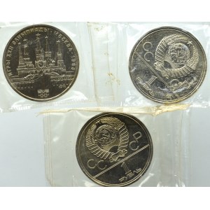 ZSRR, Zestaw 1 rubel Olimpiada 1980