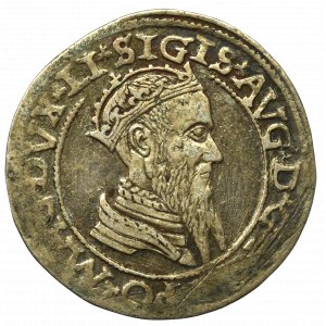 Sigismund II. Augustus, Vierfaches 1566, Vilnius - LI/LIT