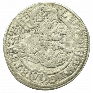 Schlesien under Habsburg, Leopold I, 6 kreuzer 1676, Breslau