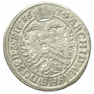 Schlesien under Habsburg, Leopold I, 6 kreuzer 1676, Breslau