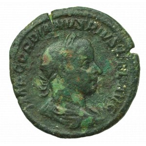 Roman Empire, Goridan III, Sestertius