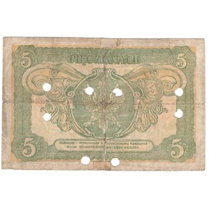 II RP, 5 złotych 1925 FN -  Fałszywy 