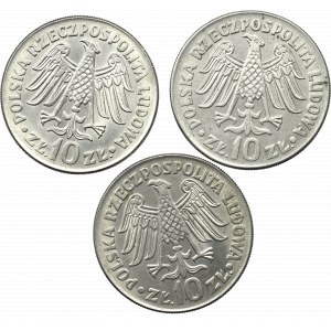 PRL, Zestaw 10 złotych 1964