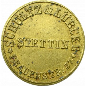 Stettin, Szczecin, Schultz & Lübecke, 3 pfennig