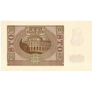 GG, 100 złotych 1940 B - Fałszerstwo z epoki ZWZ