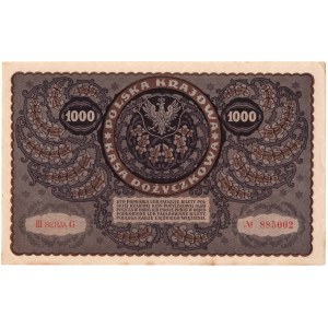 II RP, 1000 marek polskich 1919 III SERJA G