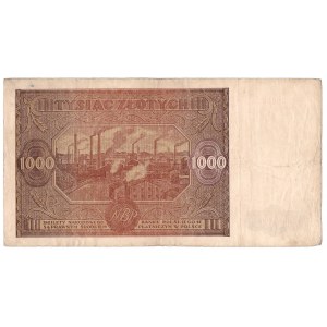People's Republic of Poland, 1000 zloty 1946 C